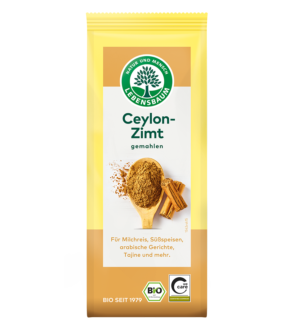 Lebensbaum Cinamonas, maltas ekologiškas 50 g