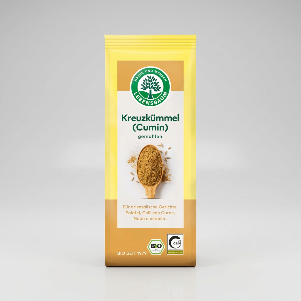 LEBENSBAUM – Ekologiški kumino milteliai (Kreuzkümmel / Cumin) 40 g