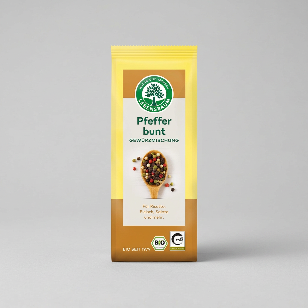 LEBENSBAUM – Ekologiškas įvairiaspalvis pipirų mišinys (Pfeffer bunt) 50 g
