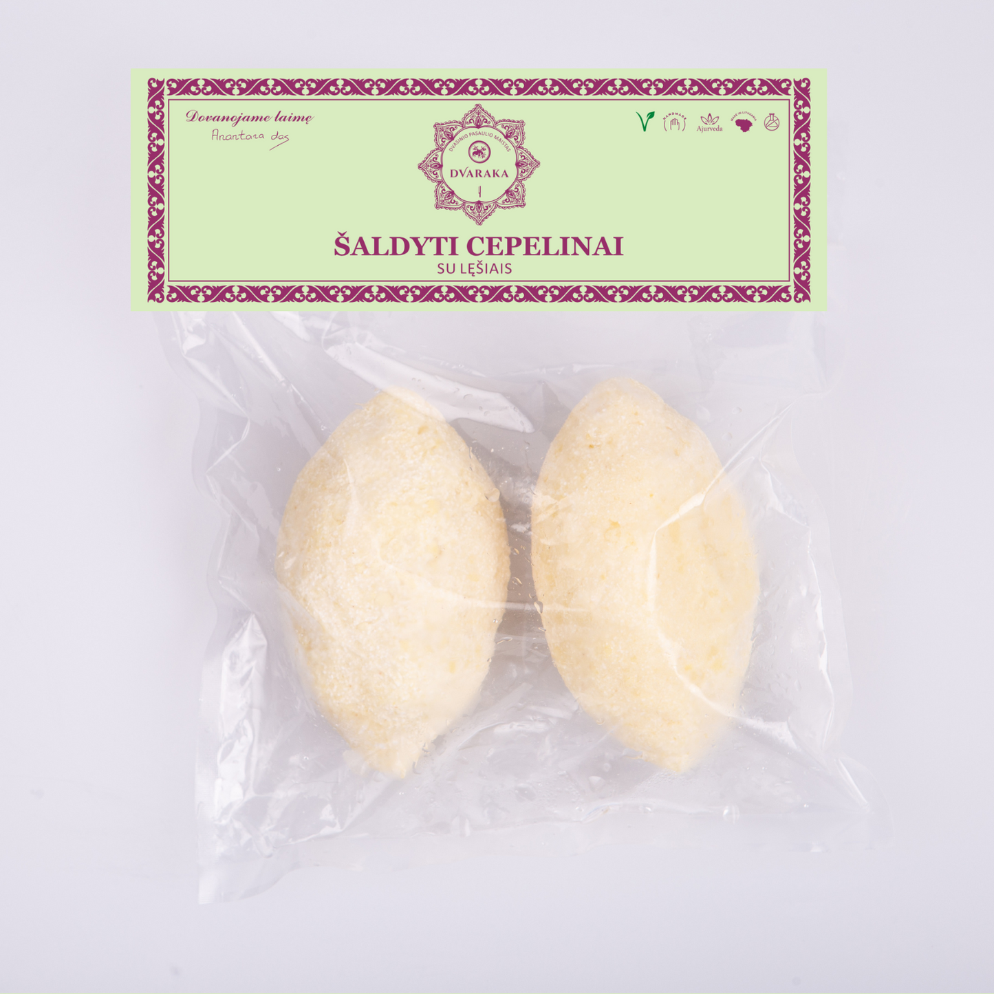 DVARAKOS frozen cepelinai with seitan