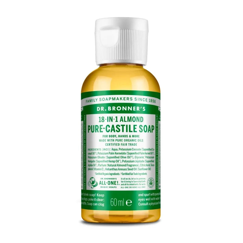 Органическое жидкое миндальное мыло Dr. Bronner's