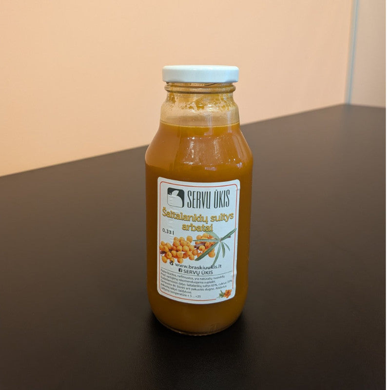 Servų sultys šaltalankių 100% sultys arbatai 330 ml