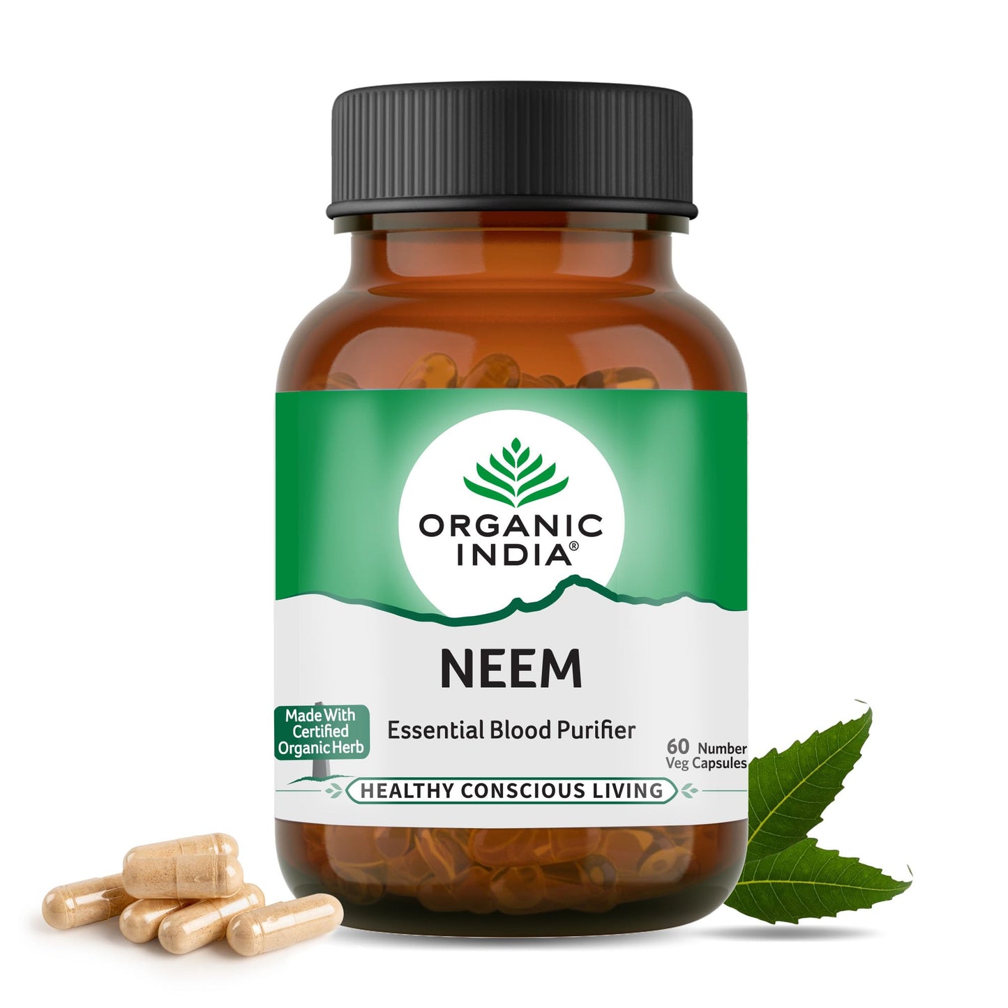 Organic India Neem 60kaps.