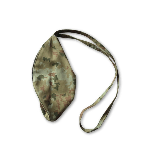 Camouflage green prayer beads bag made of durable fabric