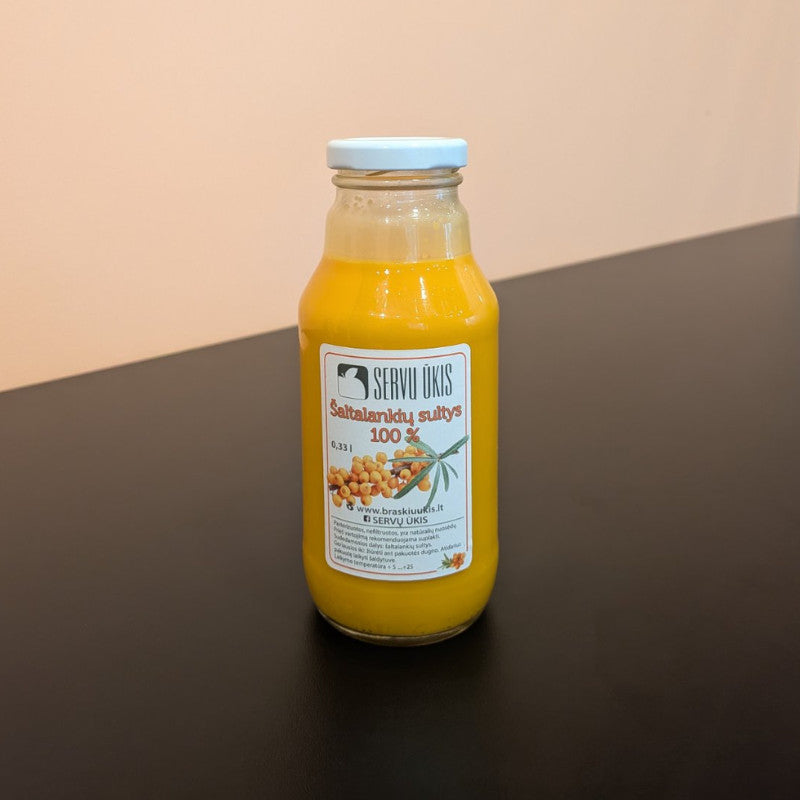Servų sultys šaltalankių 100% sultys 330 ml