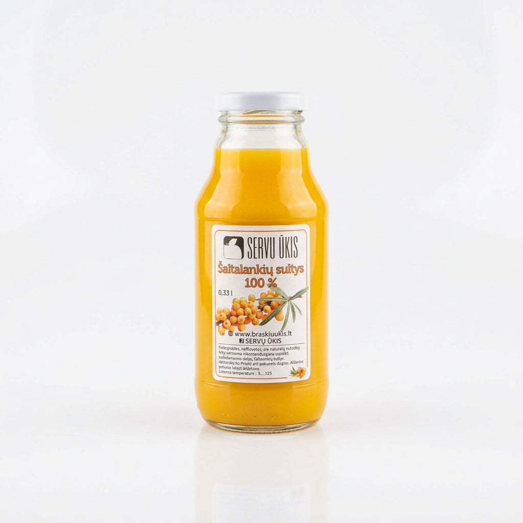 Servų sultys šaltalankių 100% sultys 330 ml