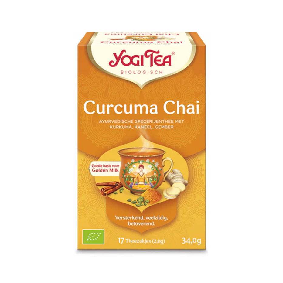 Yogi Tea Curcuma Chai ajurvedinė arbata 17 pak.