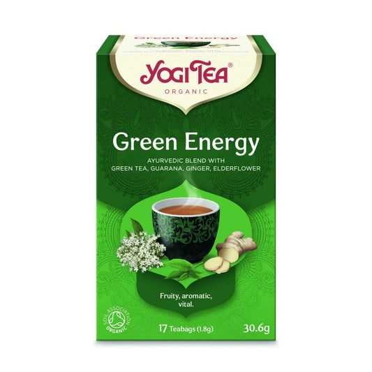 Yogi Tea GREEN ENERGY ajurvedinė arbata 17 pak.