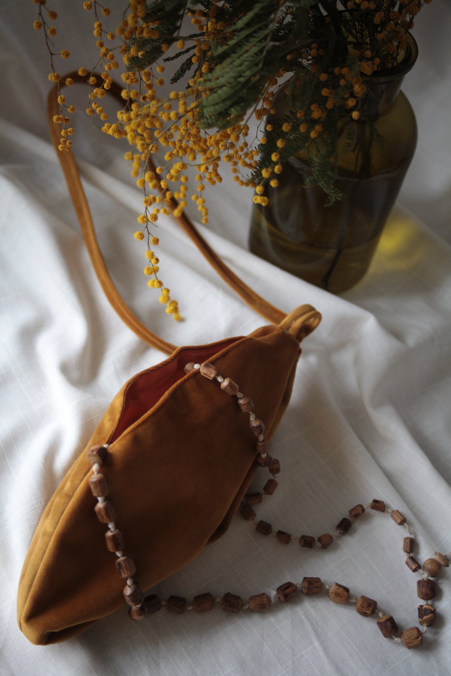 Minkštas maldos karaliukų maišelis