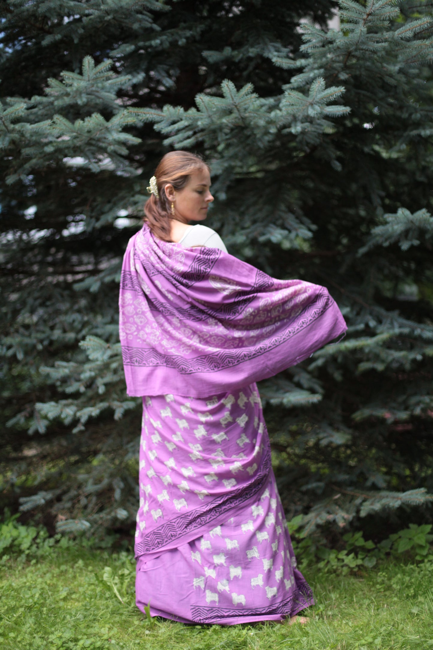 Saris-medvilninis
