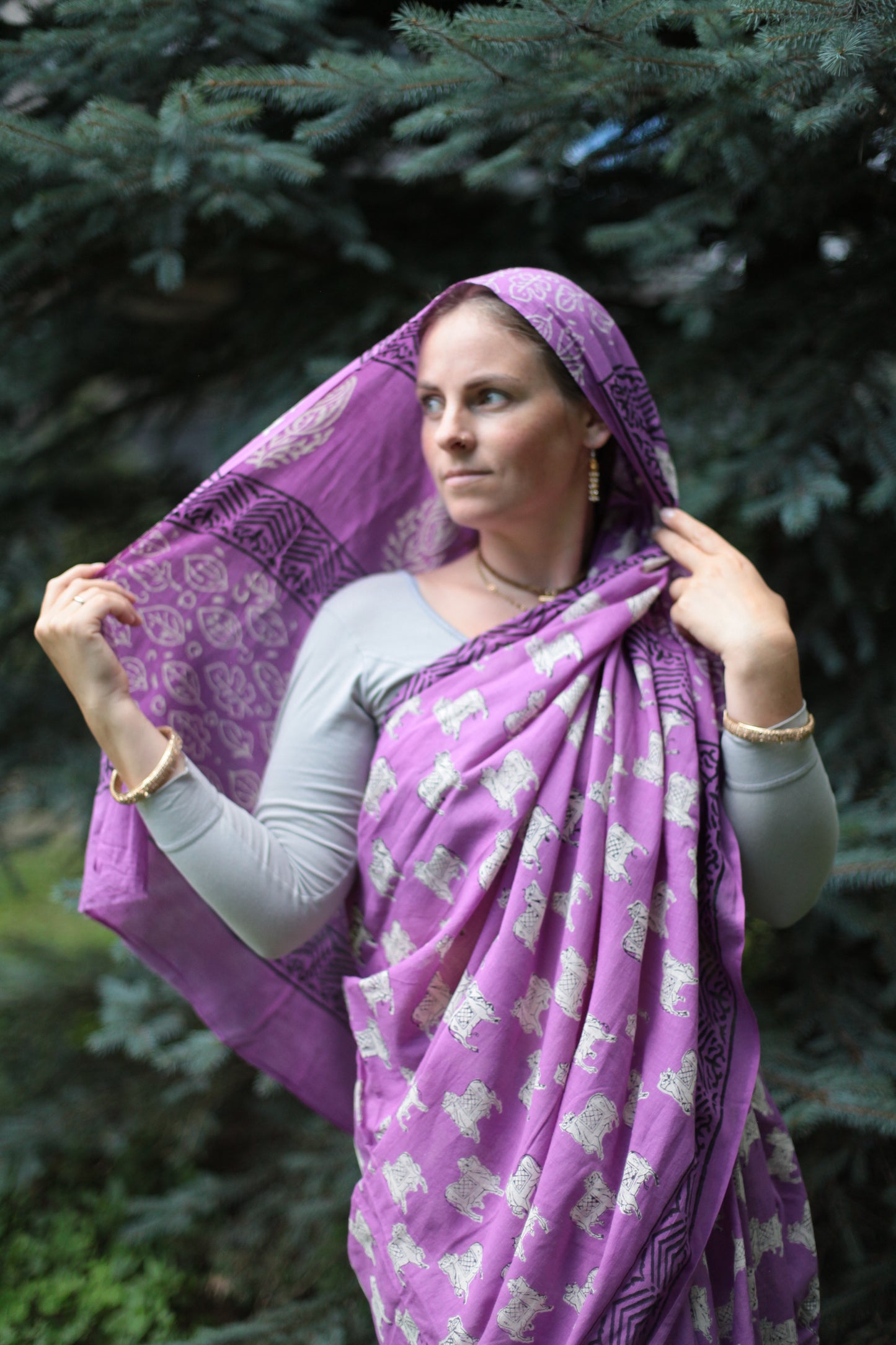 Saris-medvilninis
