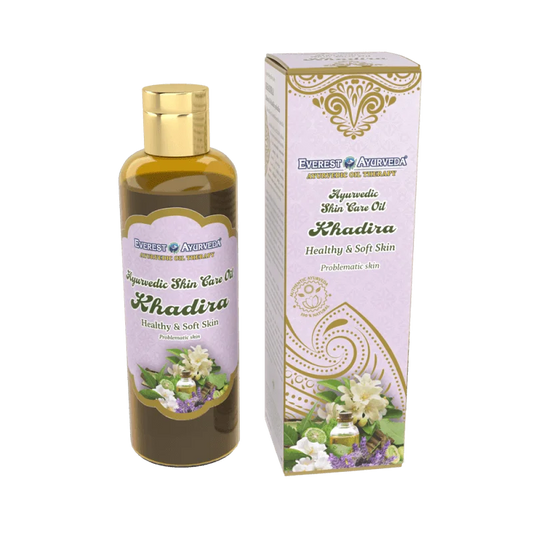 Everest Ayurveda, ajurvedinis kūno aliejus – Khadira (probleminei odai) 100ml