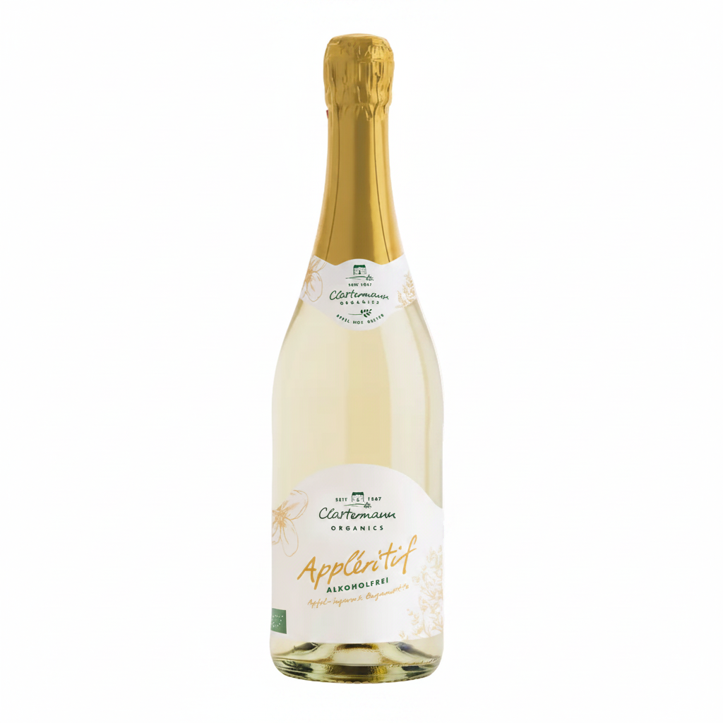 Organic non-alcoholic sparkling apple drink Appleritif Clostermann, 750ml