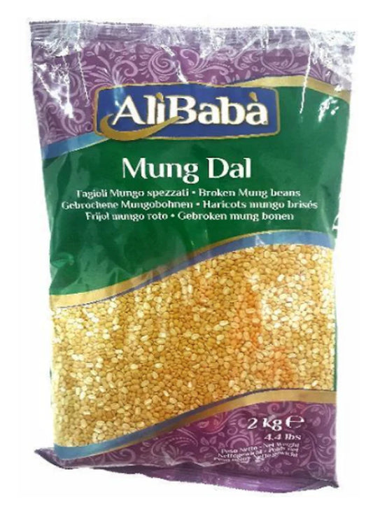 Skaldytos spindulinės pupuolės (mung dal) Ali Baba, 1kg