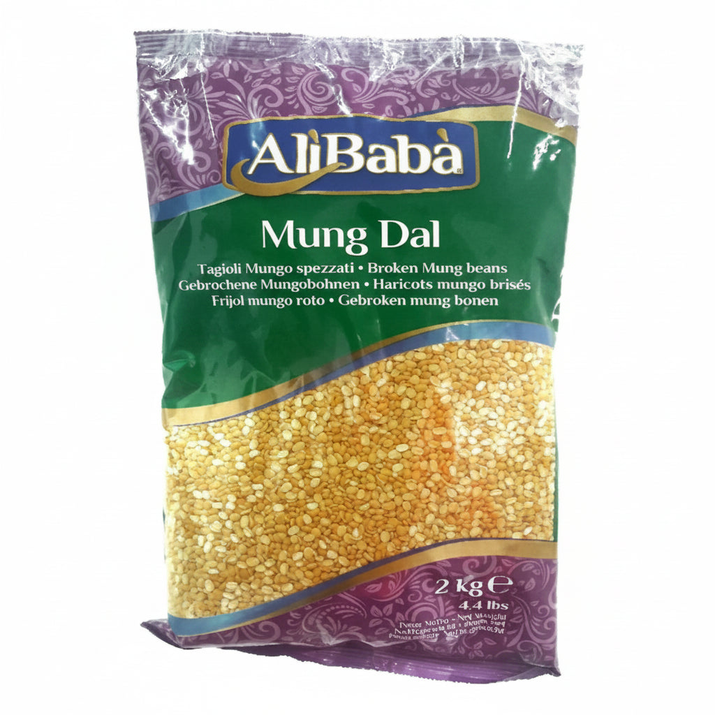 Skaldytos spindulinės pupuolės (mung dal) Ali Baba, 1kg