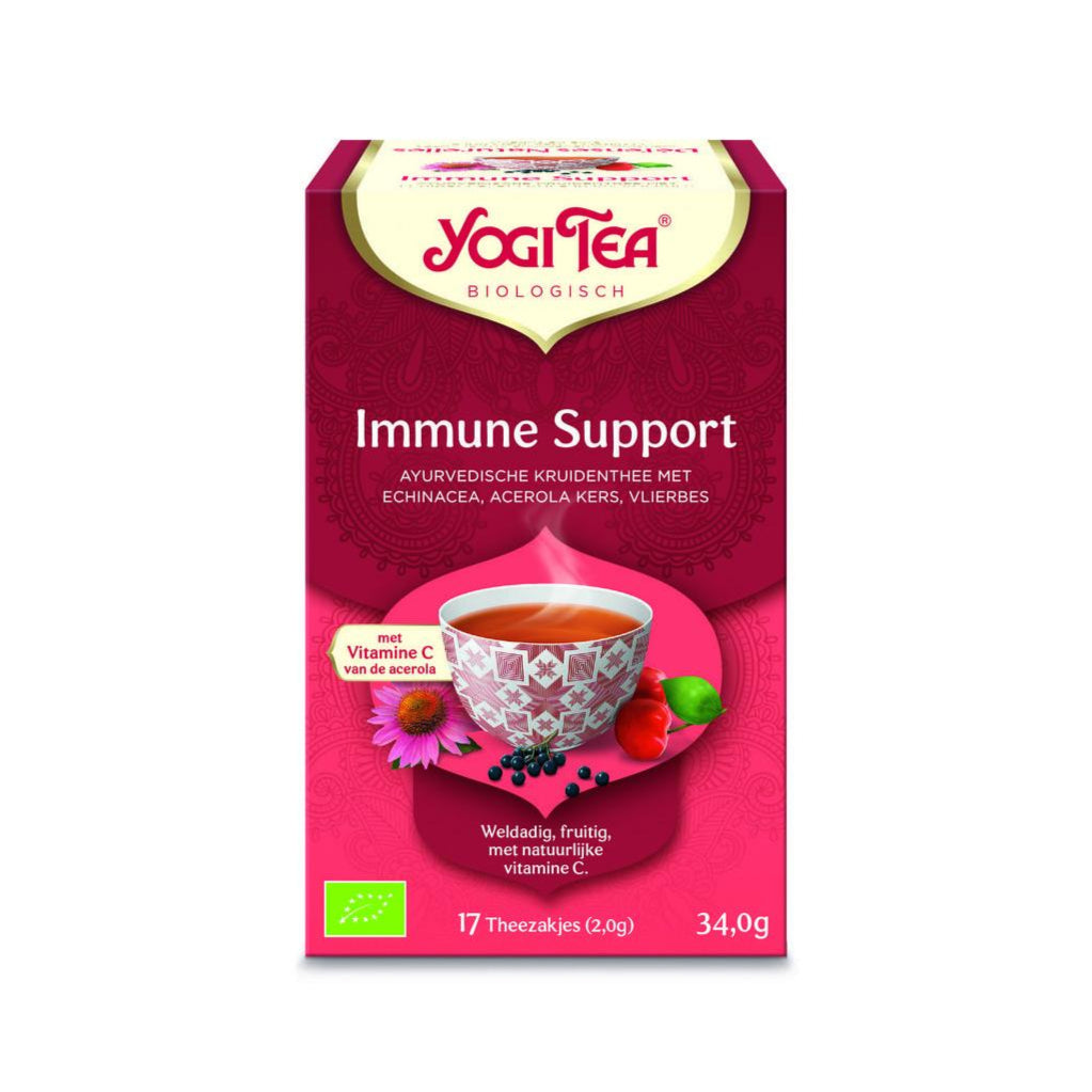 Yogi Tea IMMUNE SUPPORT, ajurvedinė arbata 17 pak.