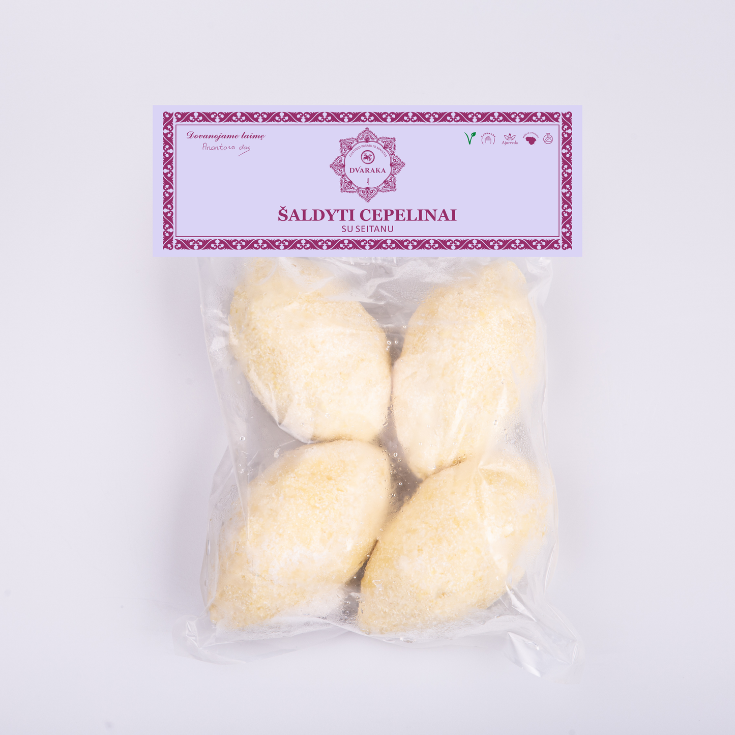 DVARAKOS frozen cepelinai with seitan