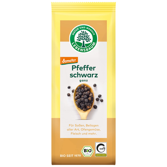 Lebensbaum Juodieji pipirai grūdeliais ekologiški 50 g