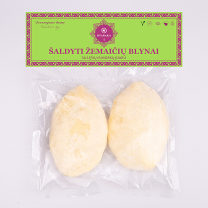 Замороженные жемайтийские блинчики DVARAKOS с начинкой из чечевицы и моркови