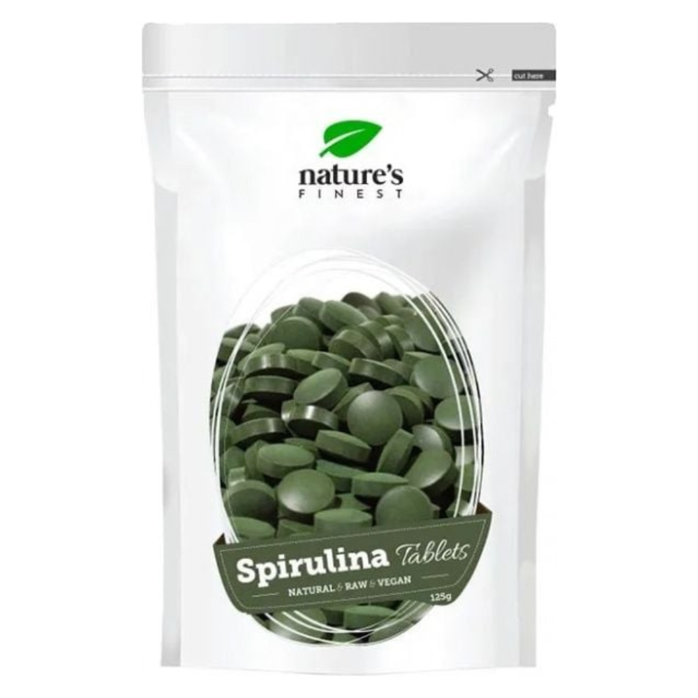NATURE'S FINEST spirulinos tabletės, 125 g