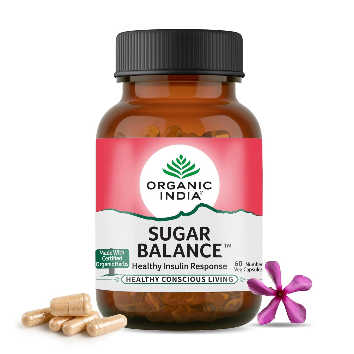 Organic India Sugar Balance 60kaps.