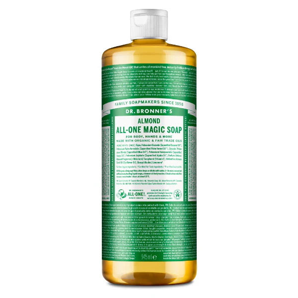 Dr. Bronner’s Almond ekologiškas skystas muilas