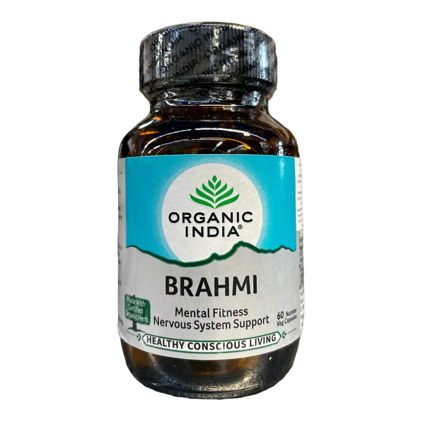 Organic India Brahmi nervų sistemai 60kaps.