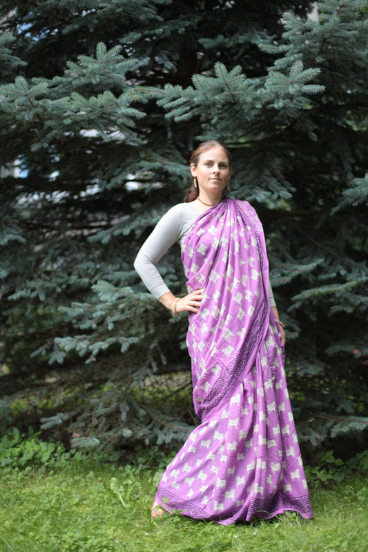 Saris-medvilninis