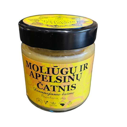 Dvarakos moliūgų ir apelsinų čatnis (padažas)