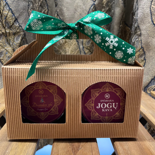 Dvarakos dovanų rinkinys su įpakavimu