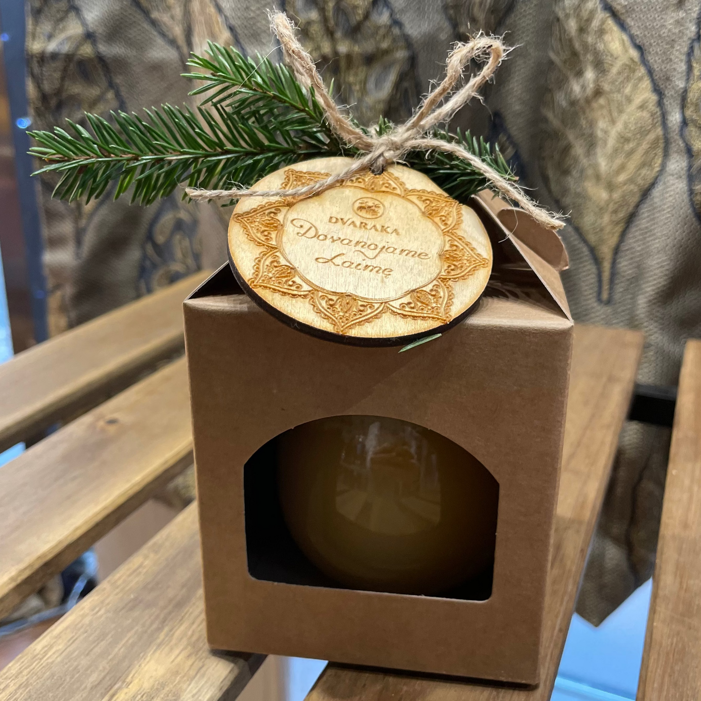 Dvarakos dovanų rinkinys su įpakavimu