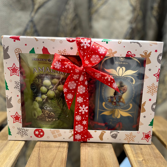 Dvarakos dovanų rinkinys su įpakavimu