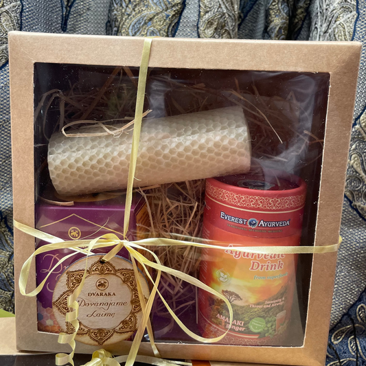 Dvarakos dovanų rinkinys su įpakavimu