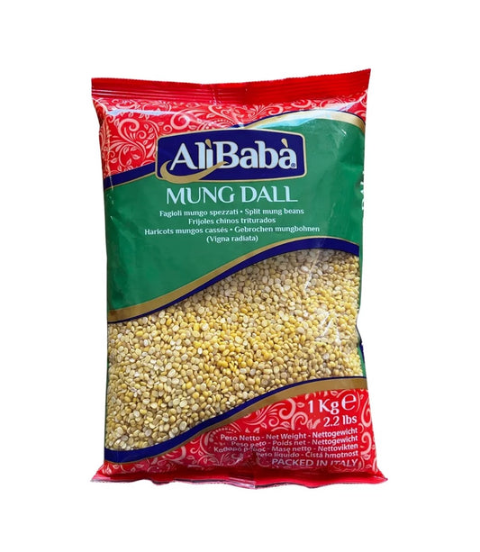 Skaldytos spindulinės pupuolės (mung dal) Ali Baba, 1kg