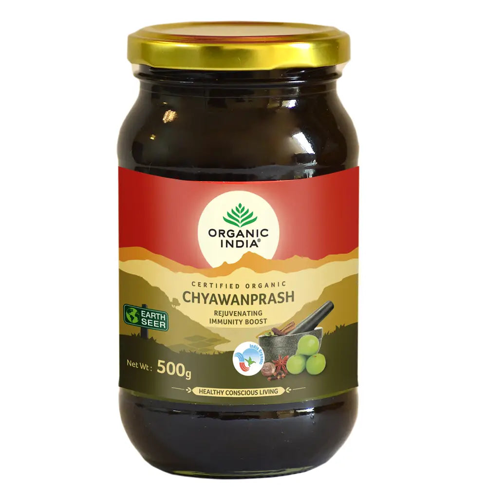 Organic India Chyawanprash imunitetui 500ml.