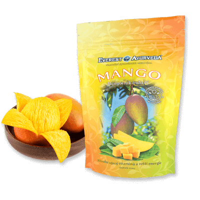 Everest Ayurveda MANGO džiovinti vaisiai Vitaminai C, A & betakarotinas 200g
