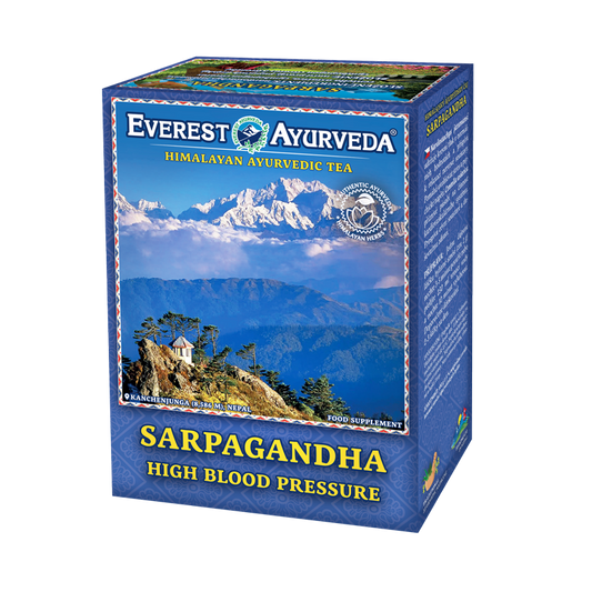Everest Ayurveda SARPAGANDHA Aukštam kraujo spaudimui mažinti arbata 100g