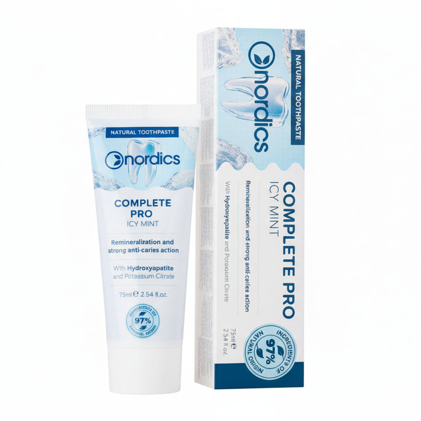 NORDICS COMPLETE PRO ICY MINT dantų pasta, 75 ml