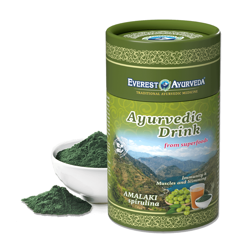 Everest Ayurveda AMALAKI-SPIRULINA gėrimas 100g