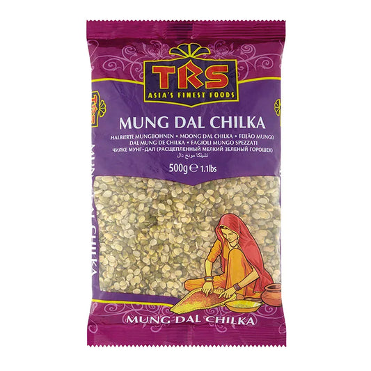 Skaldytos spindulinės pupuolės (mung dal chilka) TRS, 500g